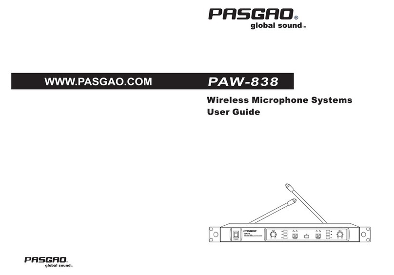 PASGAO PAW-838 user guide