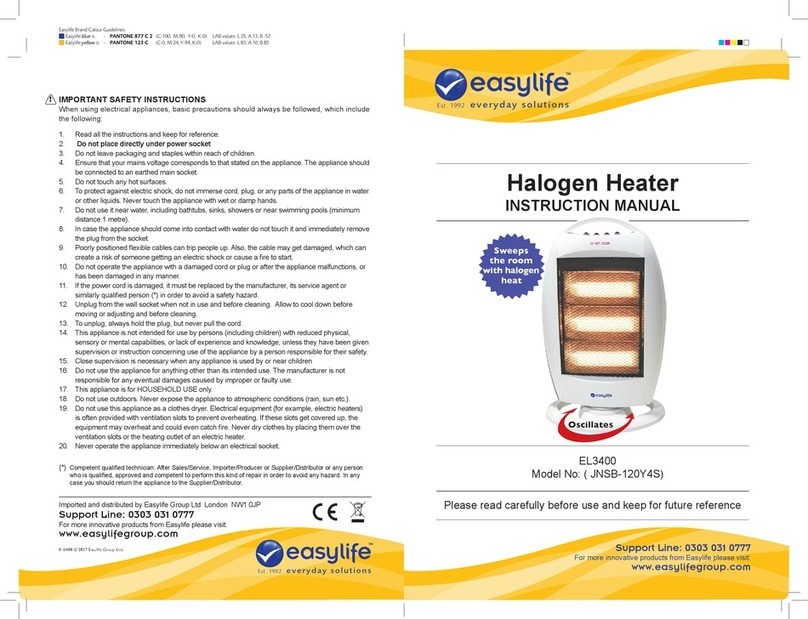 Easylife EL3400 instruction manual