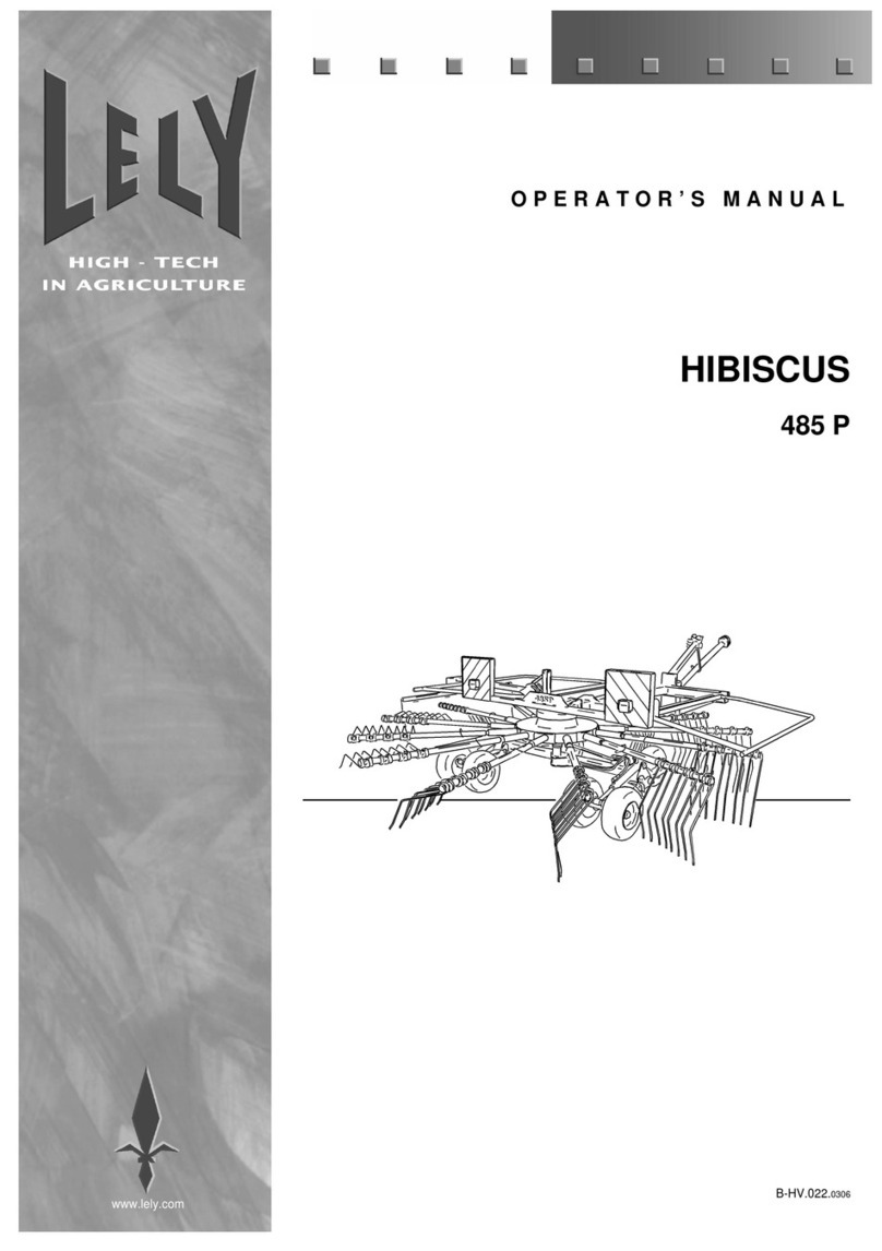 LELY HIBISCUS 485 P Operator's manual