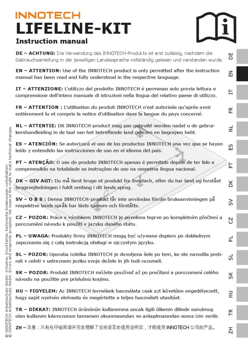 Innotech LIFELINE-KIT instruction manual