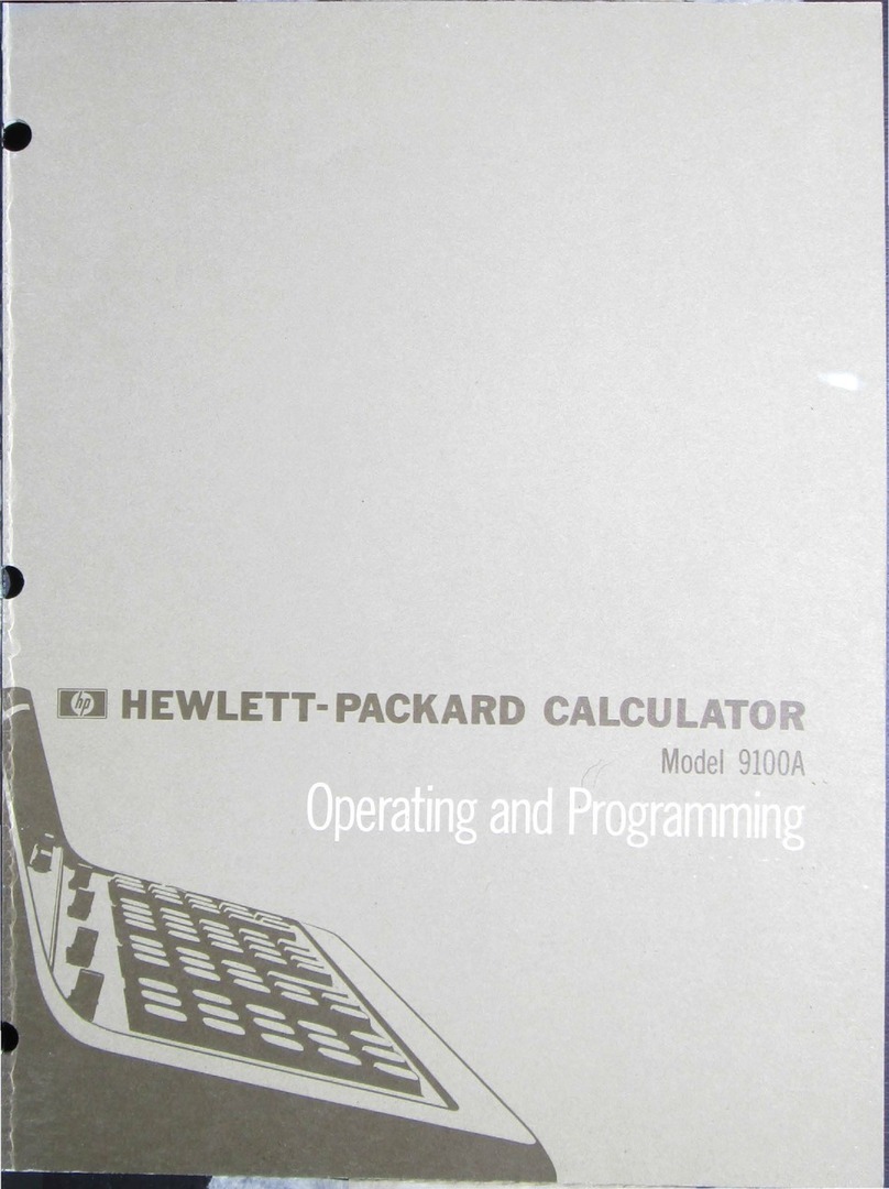 HP 9100A Owner's manual