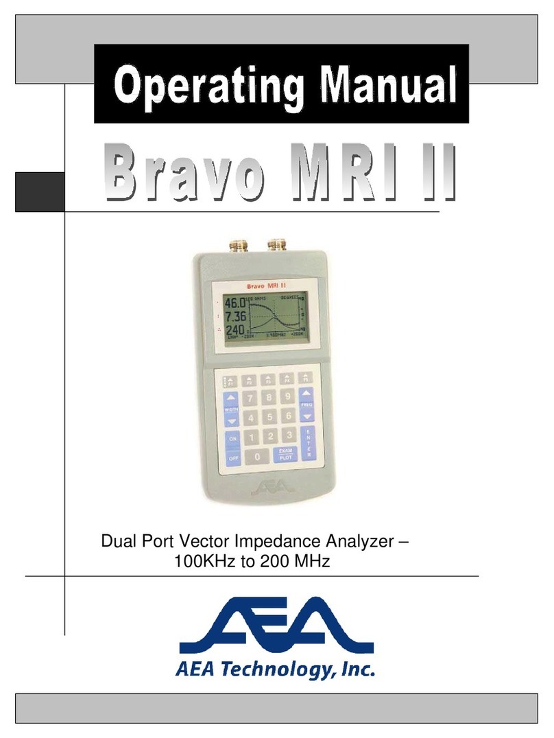 AEA Technology, Inc. Bravo MRI II operating manual