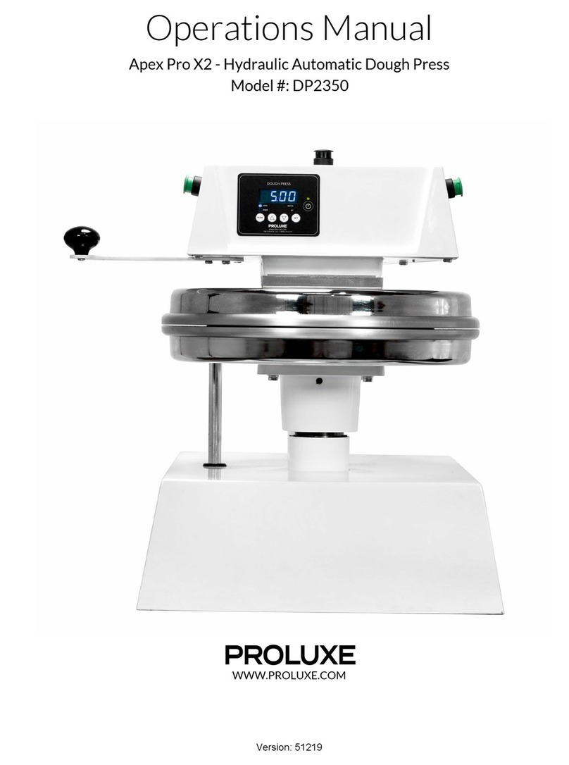 Proluxe Apex Pro X2 Operation manual