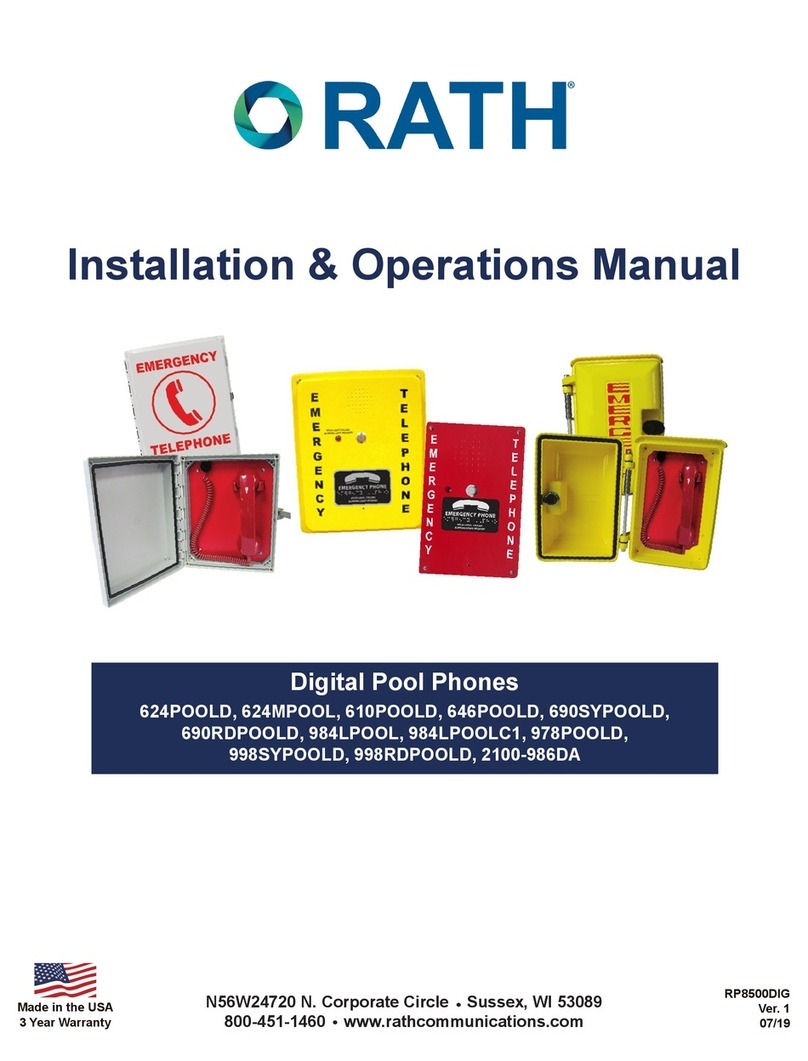 Rath 624POOLD User manual