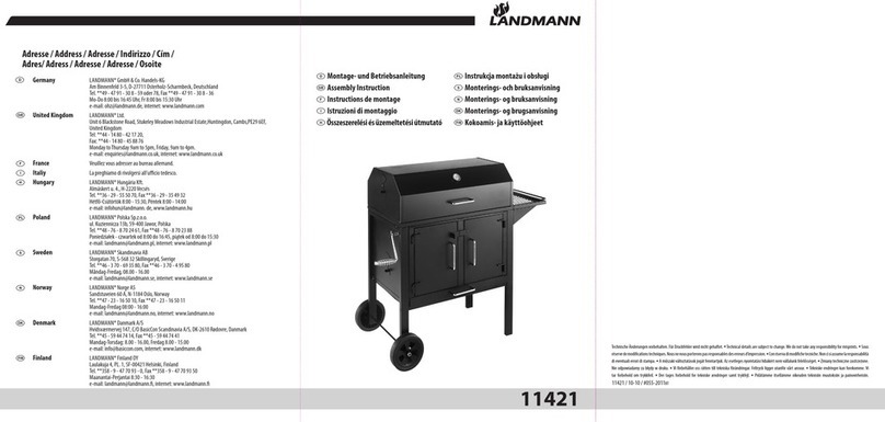 Landmann 11421 Assembly instruction