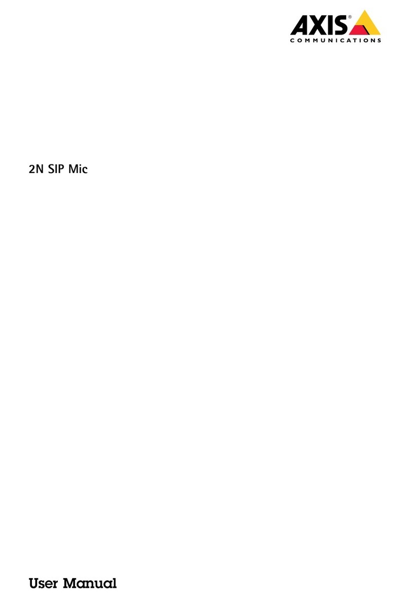 Axis 2N SIP Mic user manual