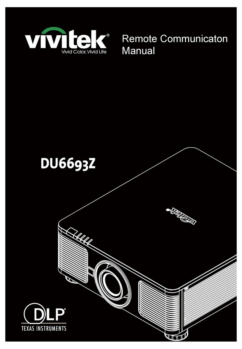 Vivitek DU6693Z User manual