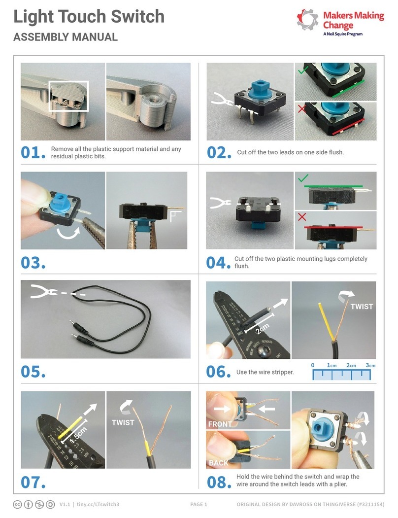 Thingiverse Light Touch Assembly manual