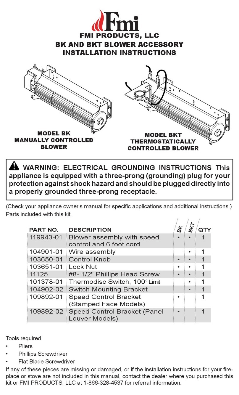 FMI BK installation instructions