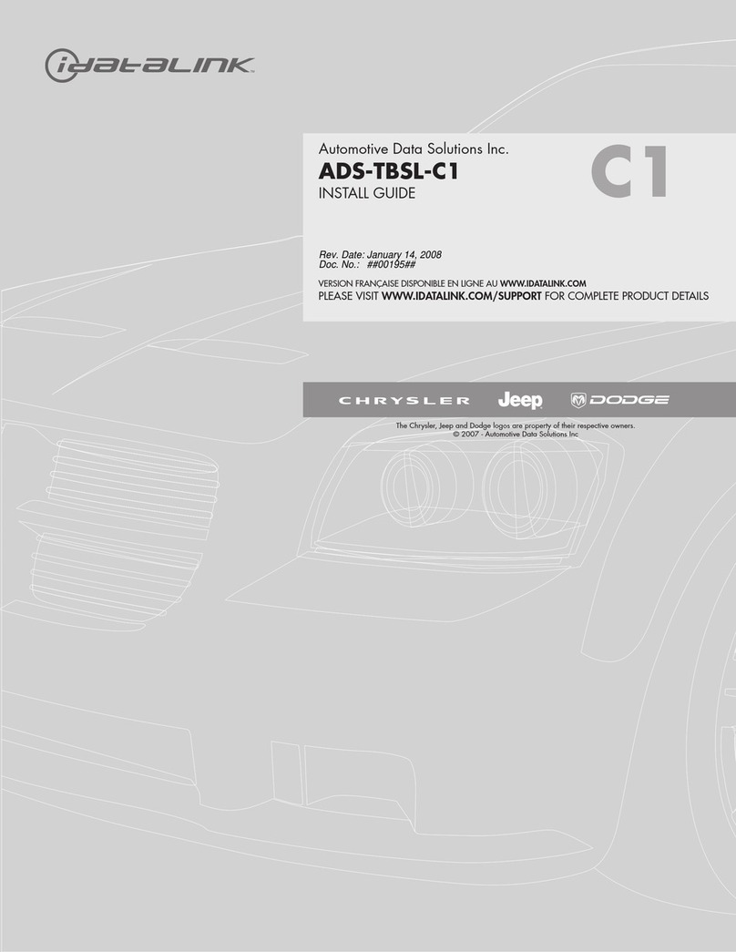 iDataLink ADS-TBSL-C1 User manual