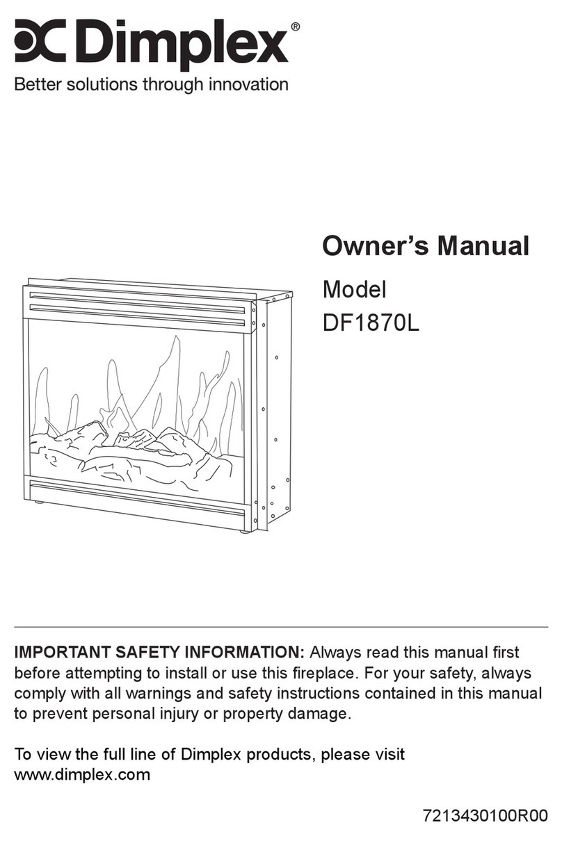 Dimplex DF1870L User manual