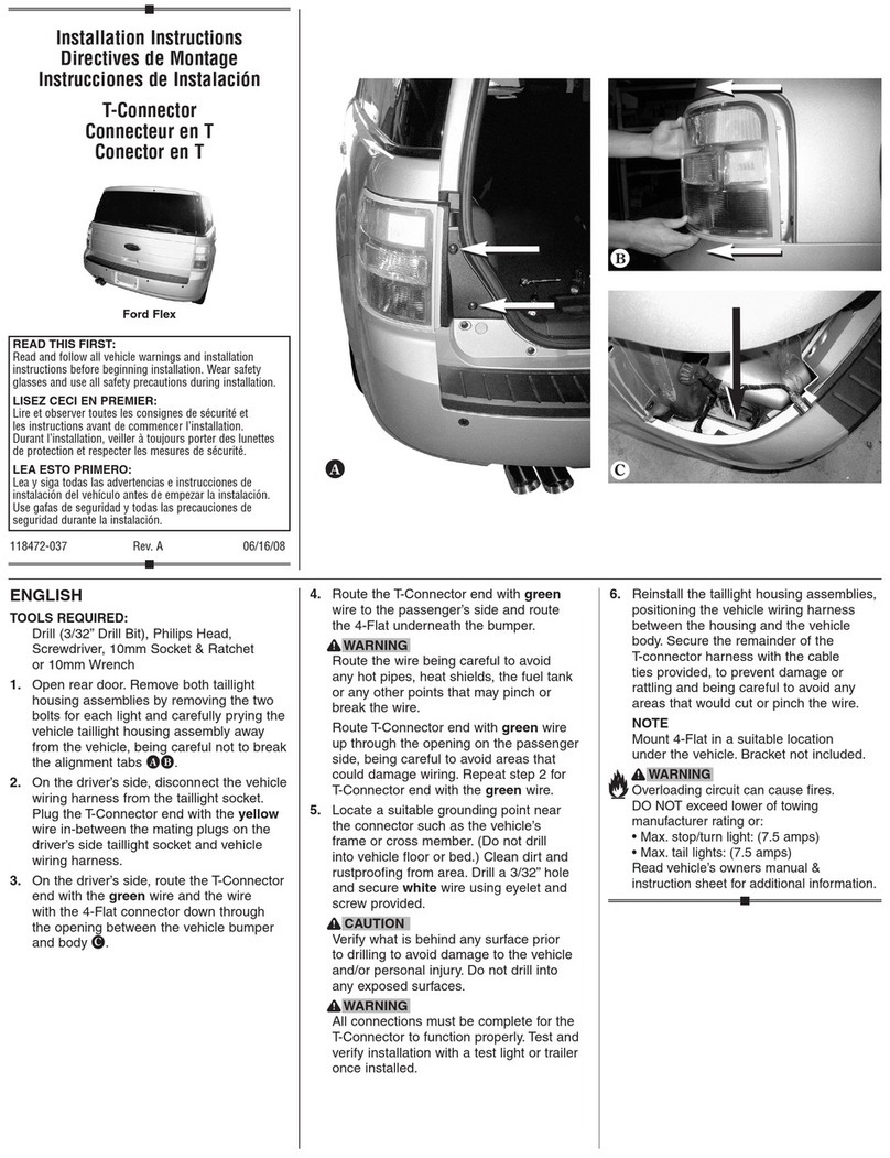 Cequent Performance Products 118472-037 installation instructions Cequent Performance Products 118472-037 installation instructions