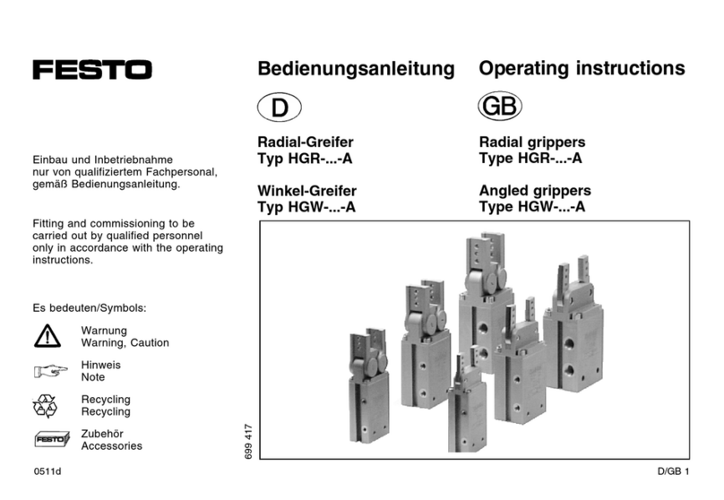 Festo HGR A Series User manual