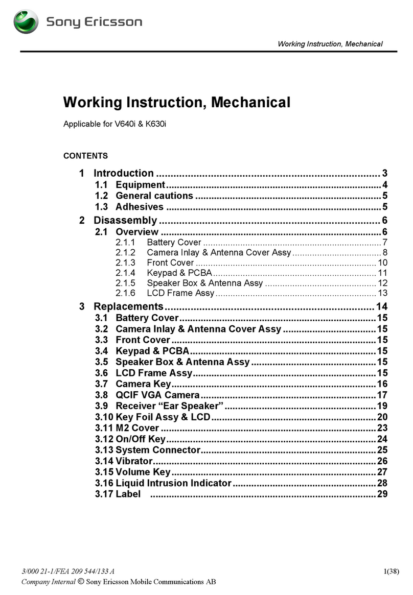 Sony Ericsson V640i Vodafone User manual