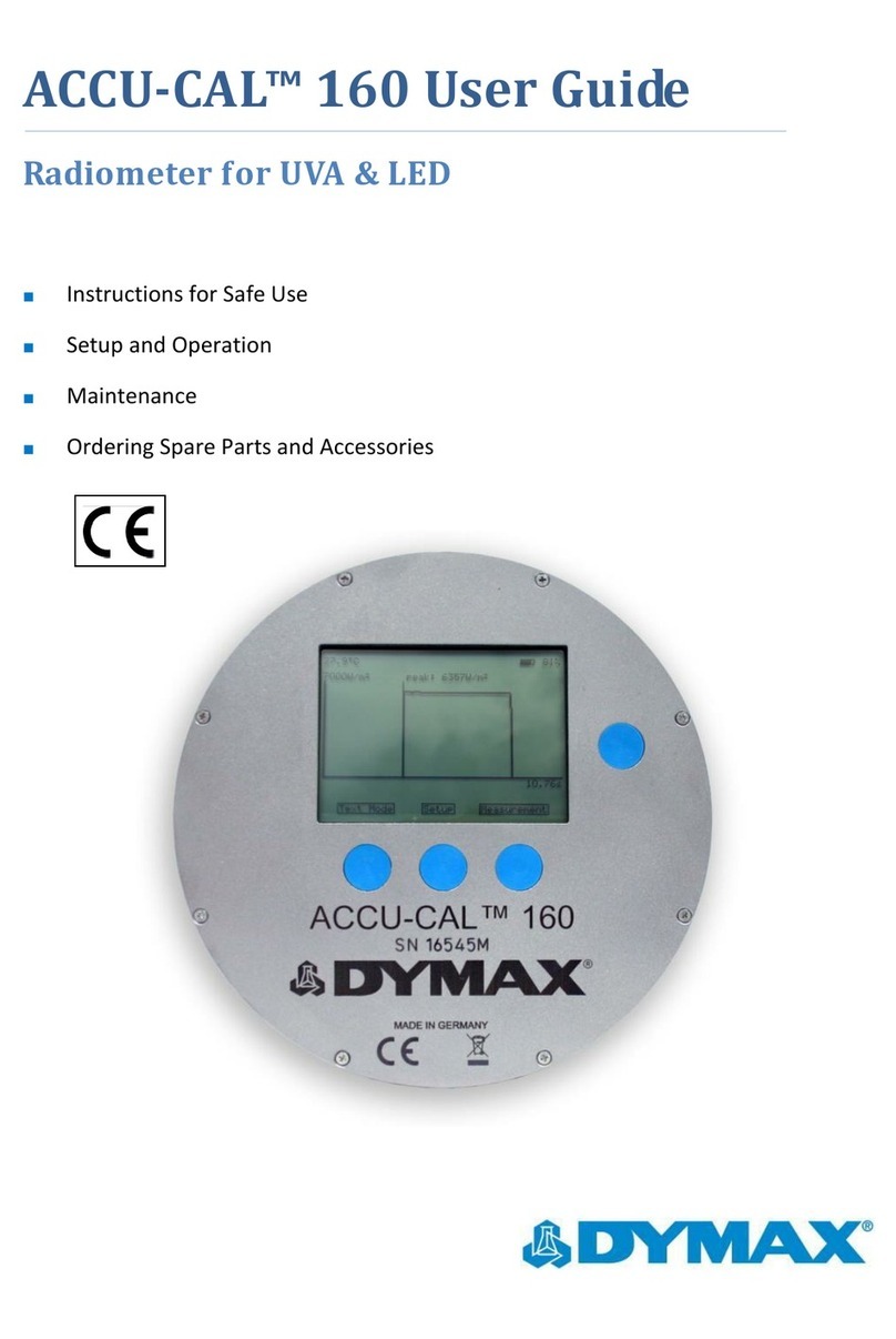 dymax ACCU-CAL 160 user guide