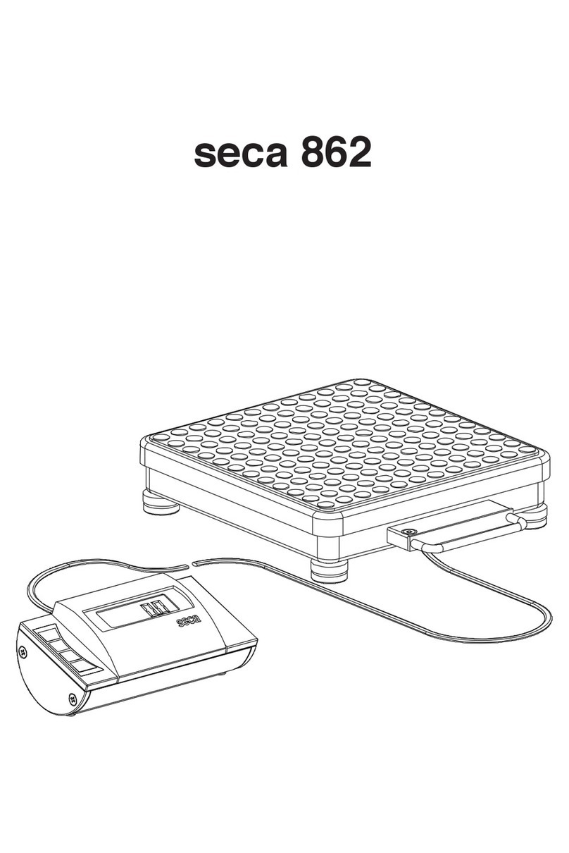 Seca 862 Instruction Manual