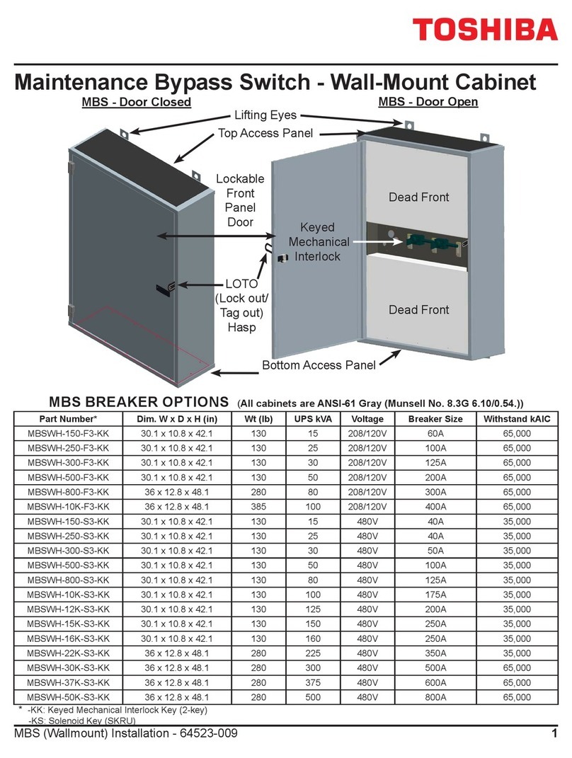 Toshiba MBSWH-150-F3-KK installation guide Toshiba MBSWH-150-F3-KK installation guide