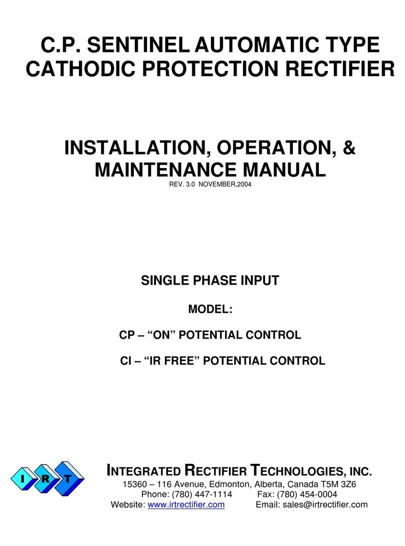 IRT CP Installation, operation & maintenance manual