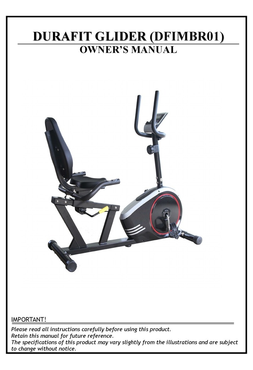 Durafit GLIDER owner's manual