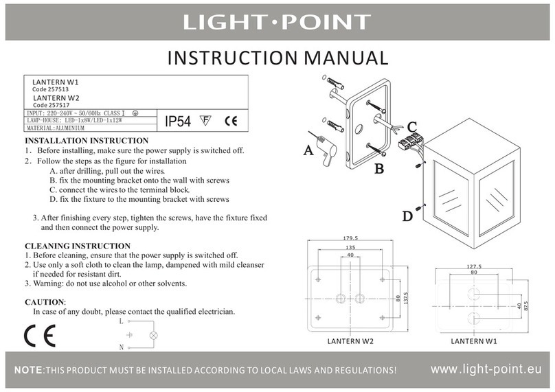 Light-Point LANTERN W1 instruction manual
