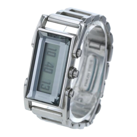 Seiko WIRED W543 Instruction
