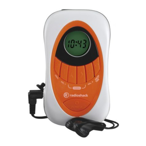 Radio Shack Digital Armband Radio user guide