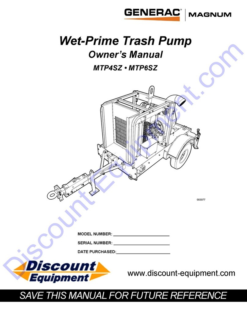Generac Power Systems MAGNUM MTP4SZ owner's manual Generac Power Systems MAGNUM MTP4SZ owner's manual