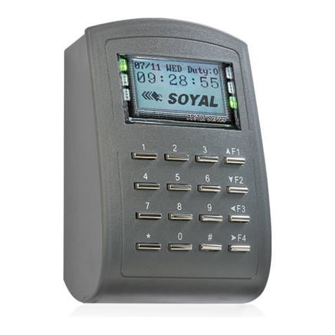 Soyal AR727HV3 quick guide