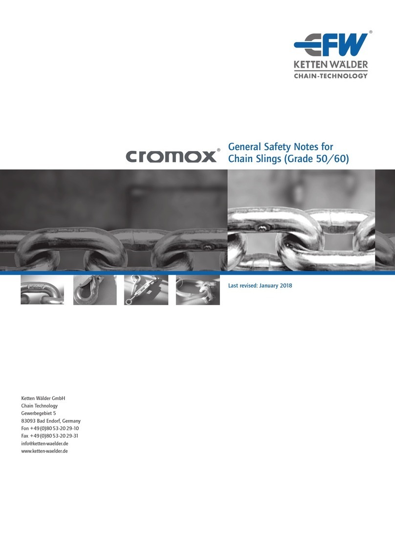 Ketten Wälder Cromox General safety notes