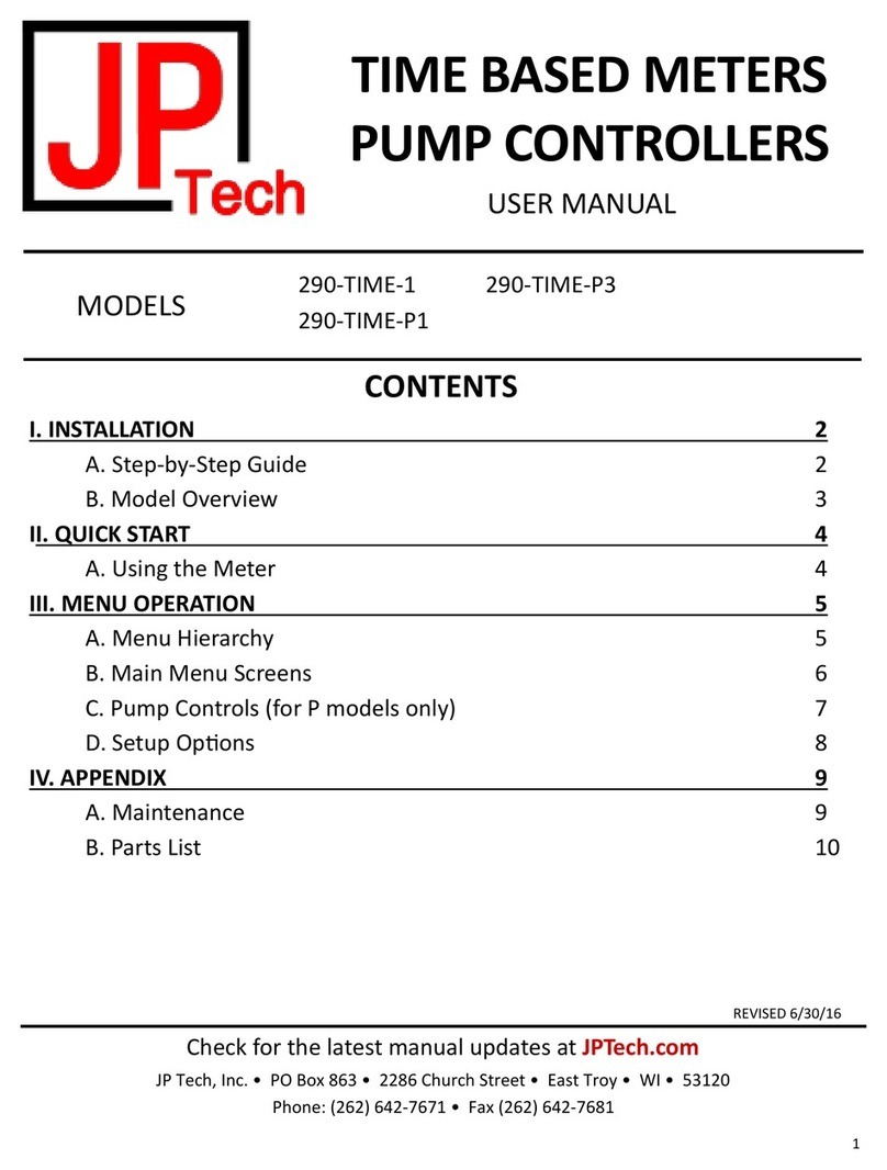 JP Tech 290-TIME-1 user manual