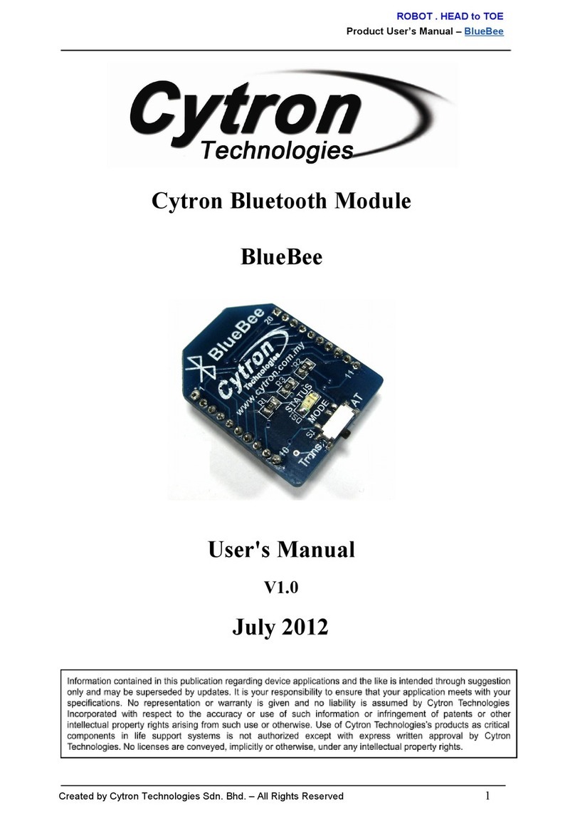 Cytron Technologies BlueBee User manual
