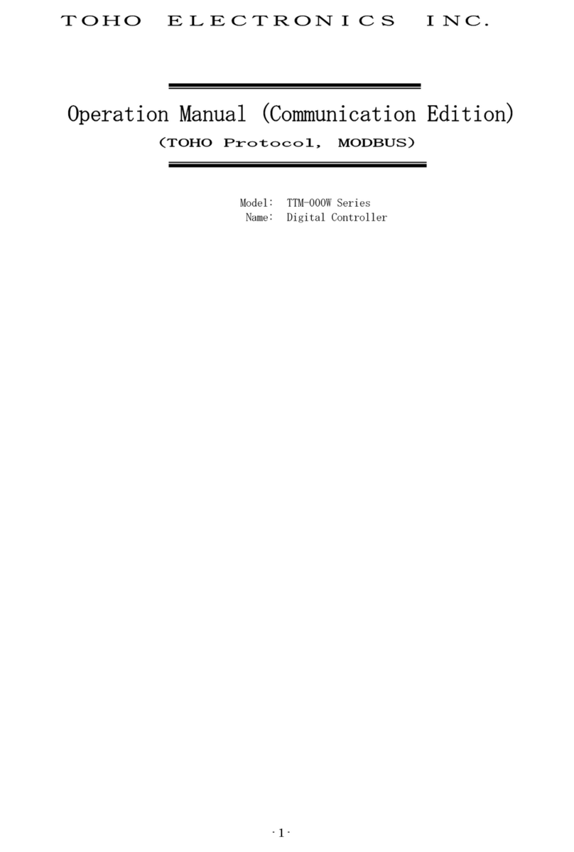TOHO TTM-000W Series User manual