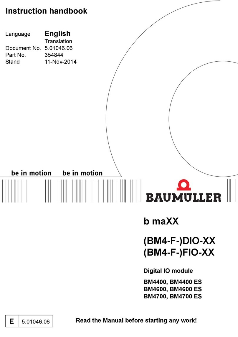 Baumuller B MaXX 4000 Series manual&nbsp;