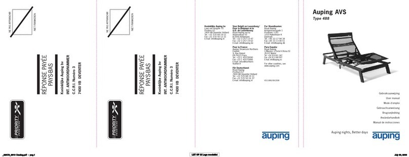 Auping AVS 488 User manual