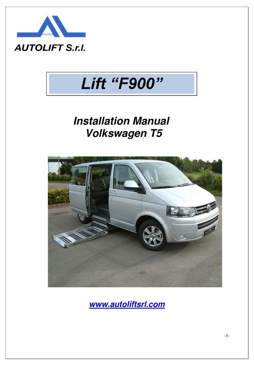 AUTOLIFT F900 User manual