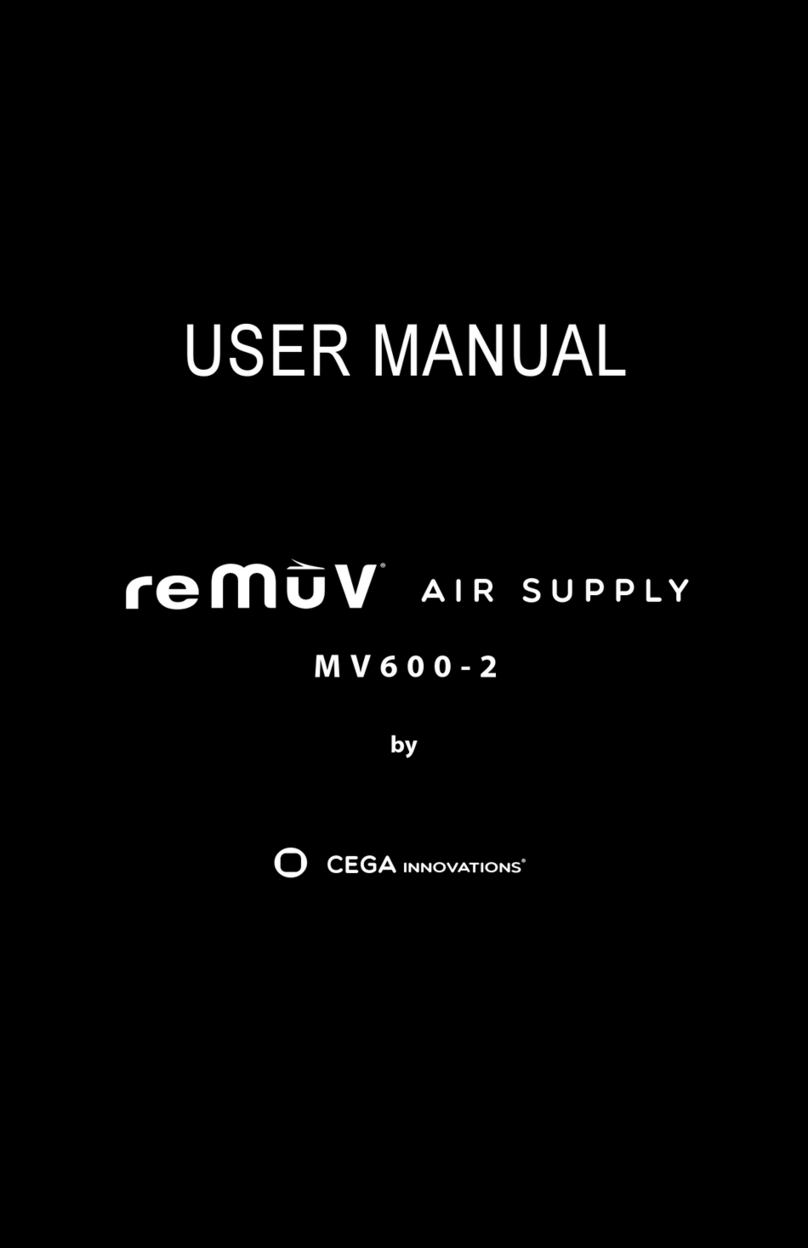 CEGA Remuv MV600-2 user manual