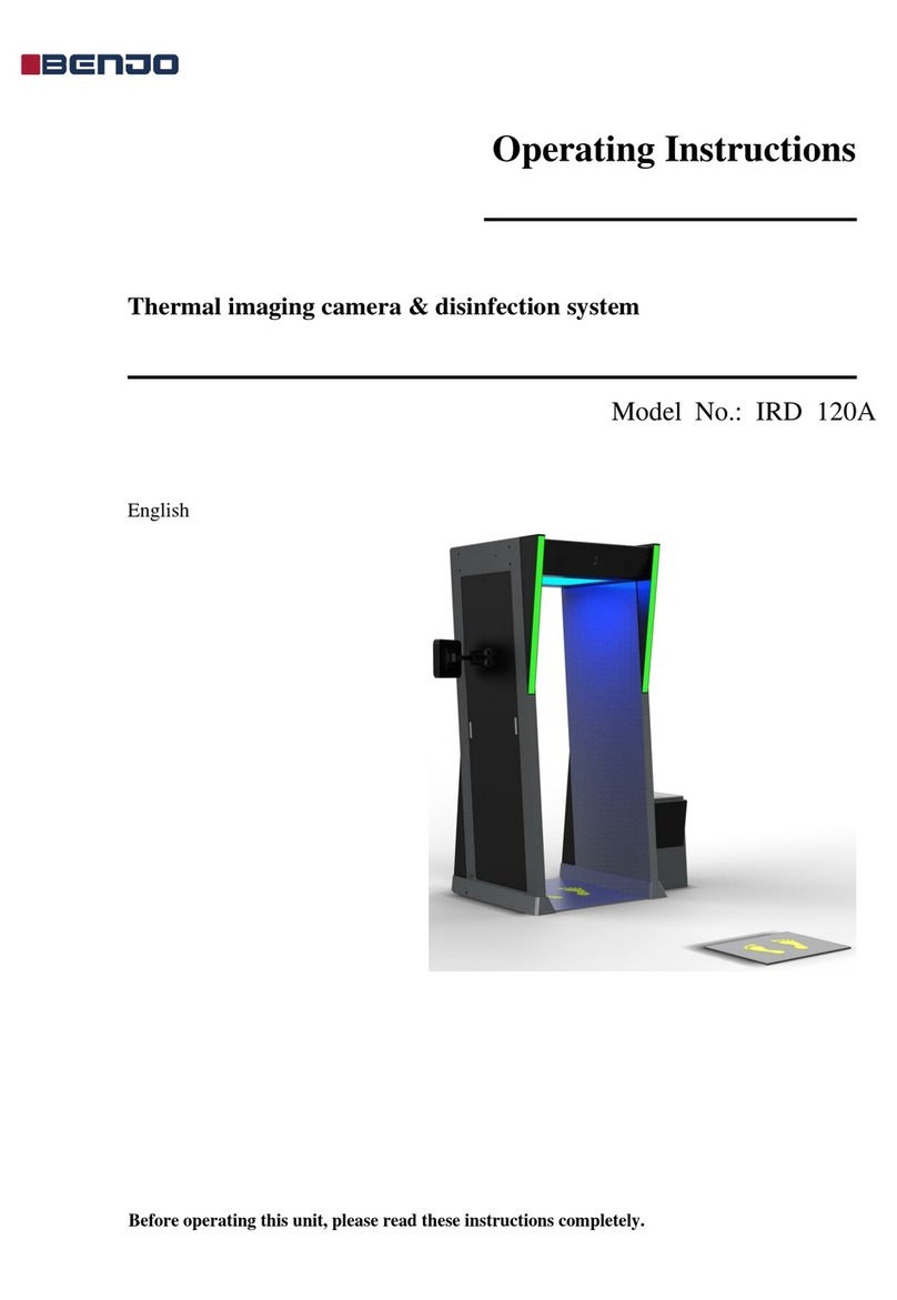 benjo IRD 120A operating instructions