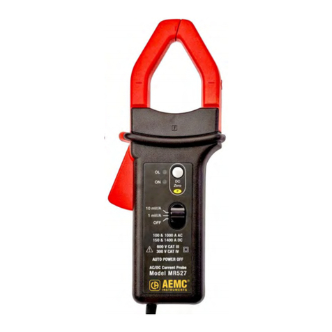 AEMC MR417 user manual