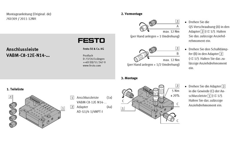 Festo VABM-C8-12E-N14 Series User manual Festo VABM-C8-12E-N14 Series User manual