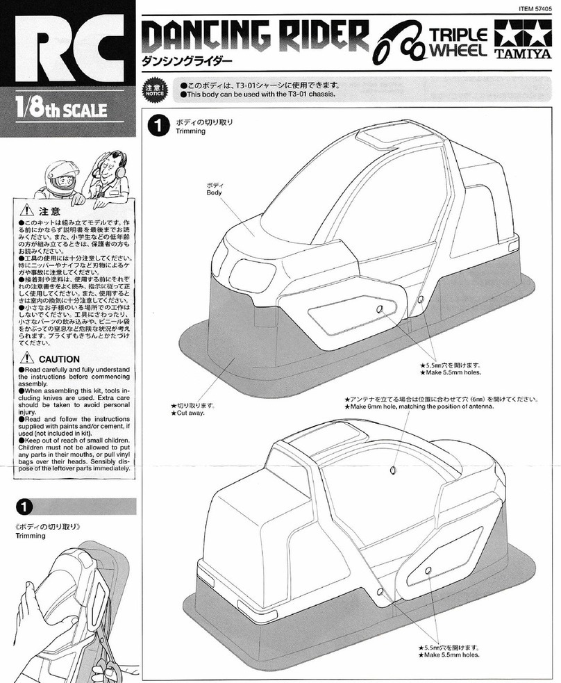 Tamiya DANCING RIDER TRIPLE WHEEL User manual Tamiya DANCING RIDER TRIPLE WHEEL User manual
