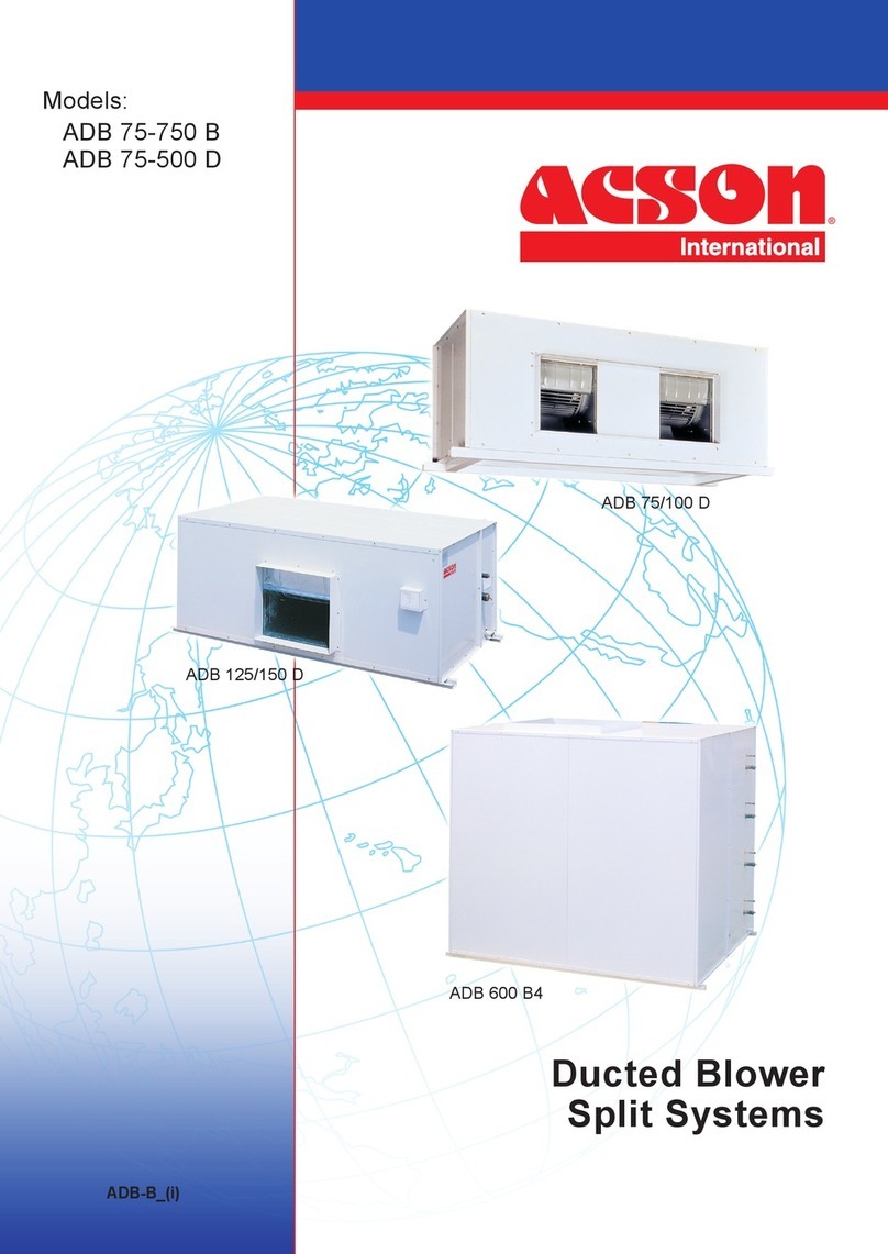 Acson international ADB75B manual