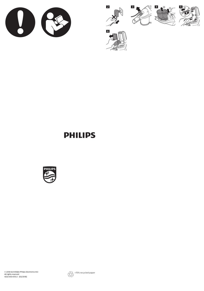 Philips SpeedPro Max quick start guide