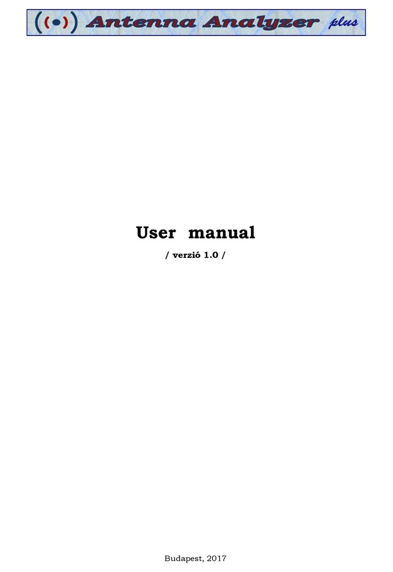 HG7AN Antenna Analyzer plus user manual