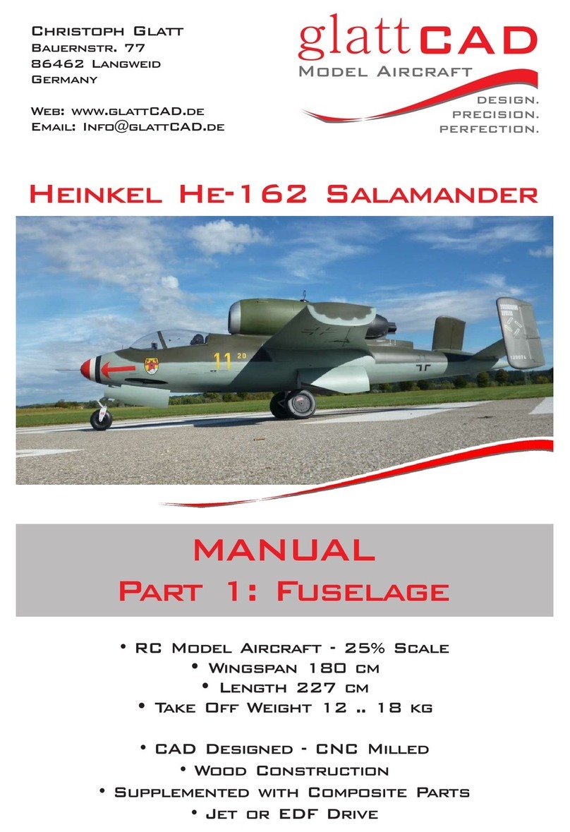 glattCAD HEINKEL HE-162 SALAMANDER manual