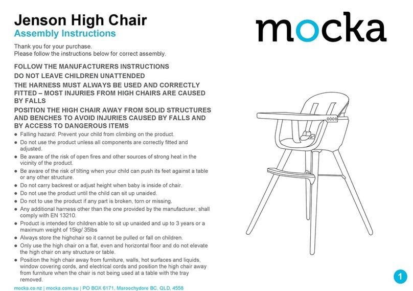 Mocka Jenson Assembly instructions