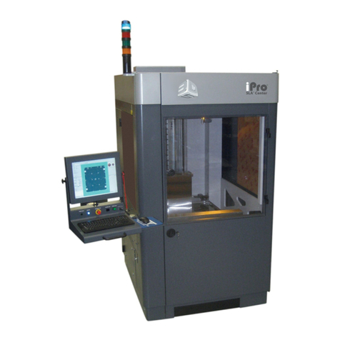 3D Systems iPro 8000 SLA Center user manual