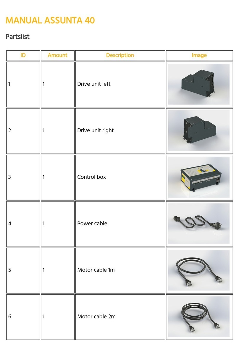 Interior technology ASSUNTA 40 Assembly manual