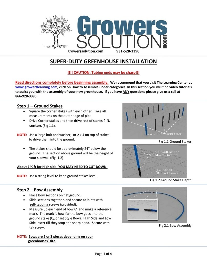 Growers SOLUTION SUPER-DUTY Installation