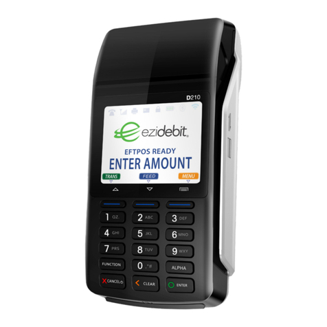 ezidebit EFTPOS D210E quick start guide