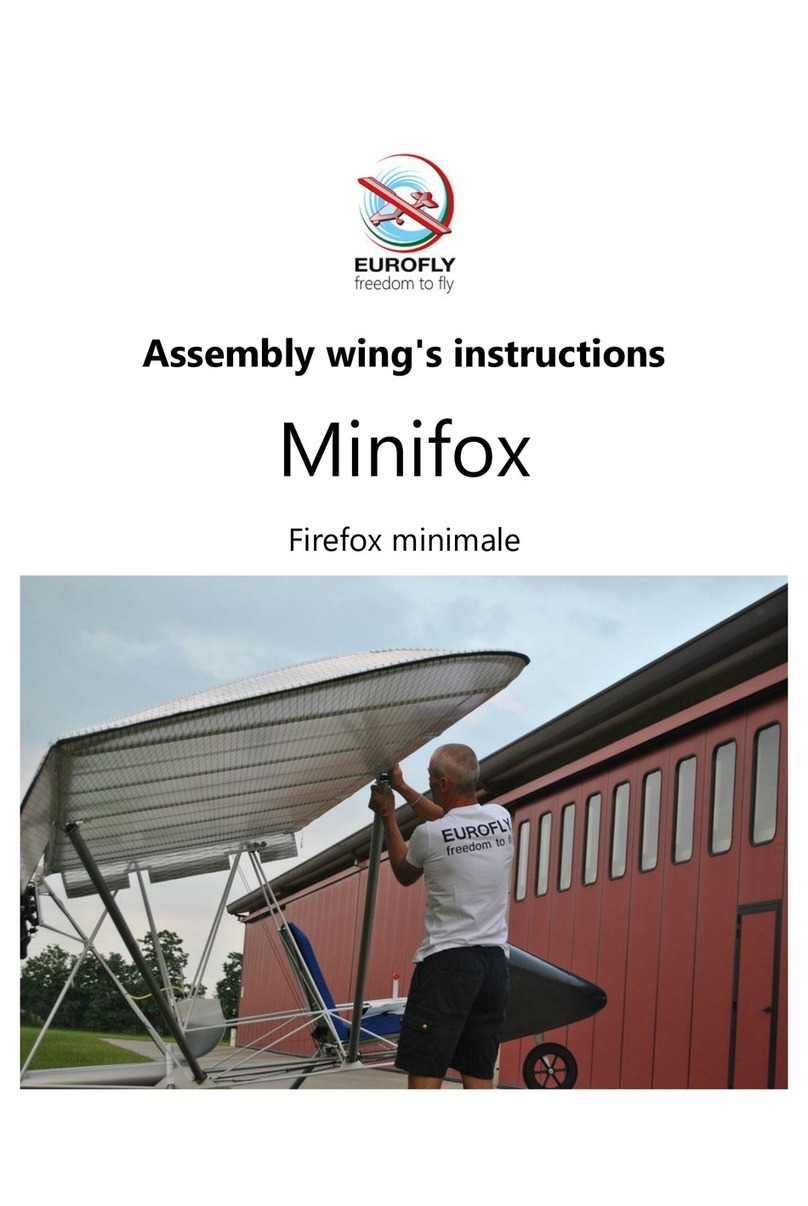 EUROFLY Firefox Minifox Assembly wing's instructions
